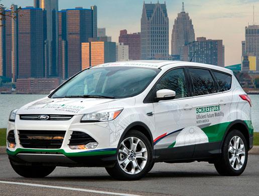 舍弗勒的技術(shù)測(cè)試車(chē)實(shí)現(xiàn)減排15%二氧化碳